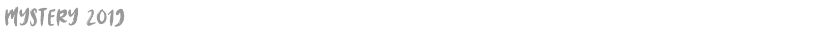 Mystery 2019 font preview